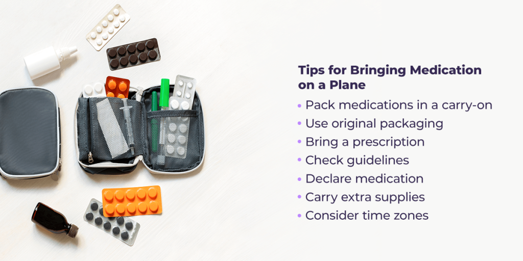 Guidelines for Bringing Prescription Medication On Flights